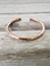 Smooth Chunky Stacking Bangle Bracelet | Create Your Set of Heavy Bangles from Copper or Bronze product 4